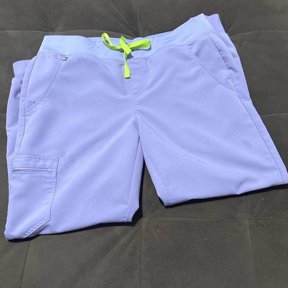 Figs scrub pants, Zamora jogger, medium petite, lavender dew